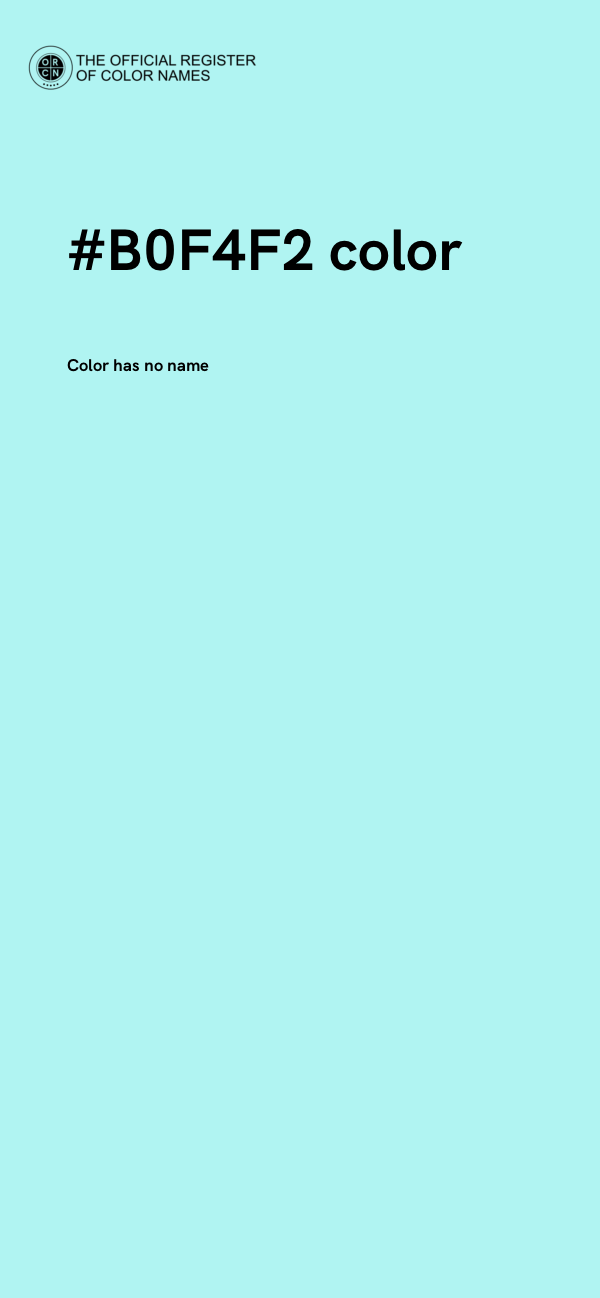 #B0F4F2 color image