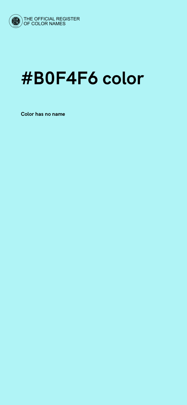#B0F4F6 color image