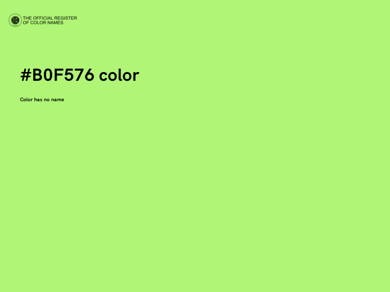 #B0F576 color image