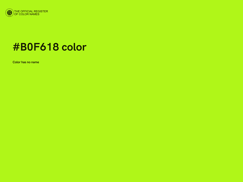 #B0F618 color image