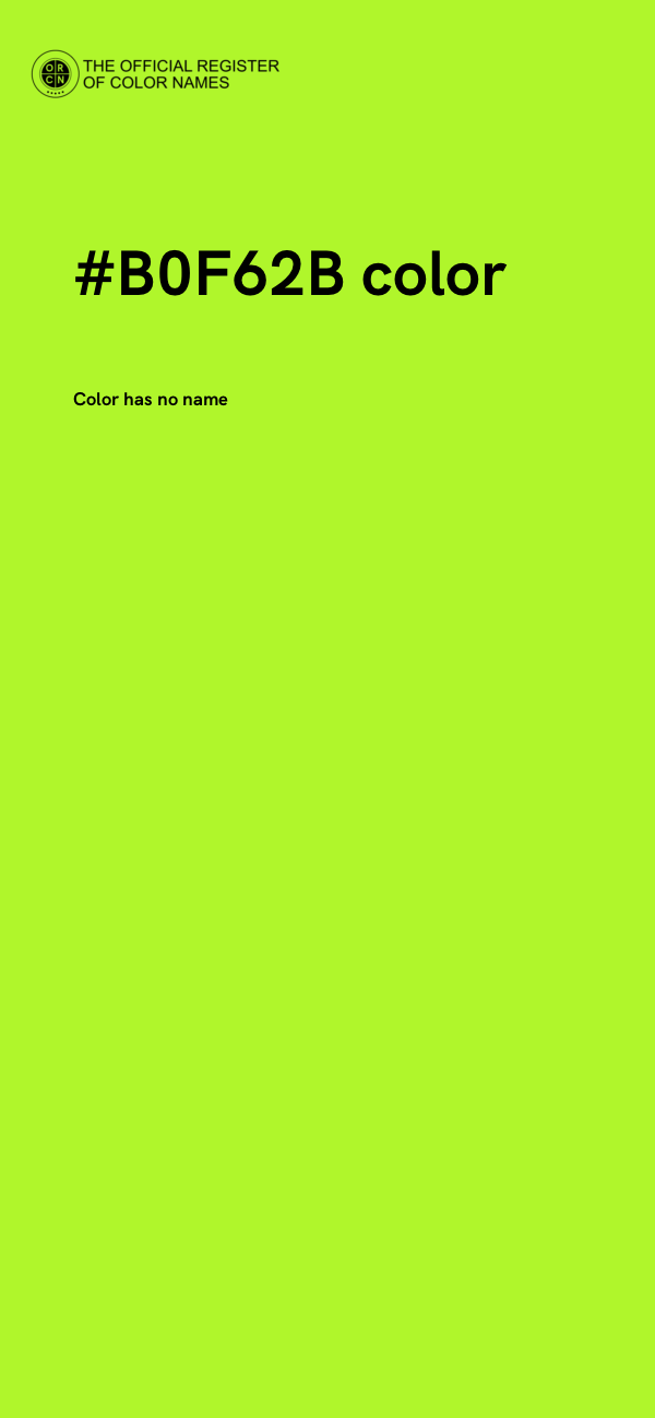 #B0F62B color image