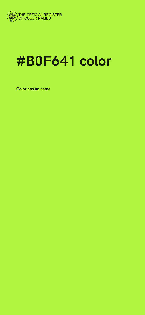 #B0F641 color image