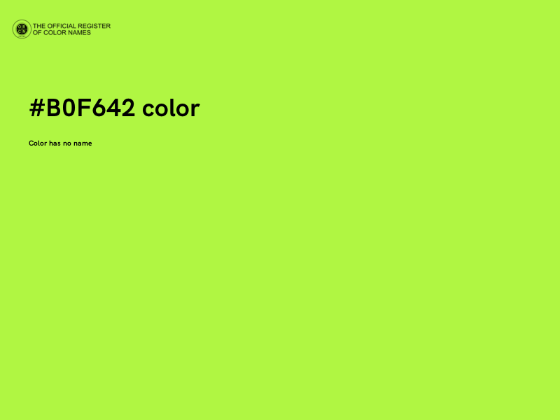 #B0F642 color image