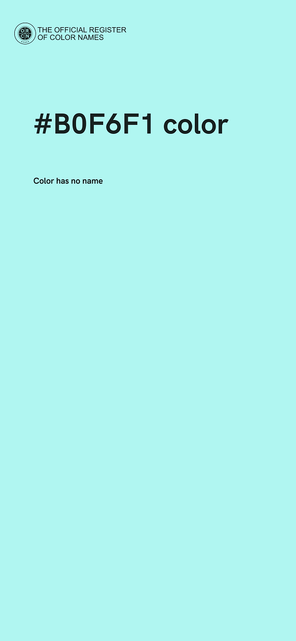 #B0F6F1 color image