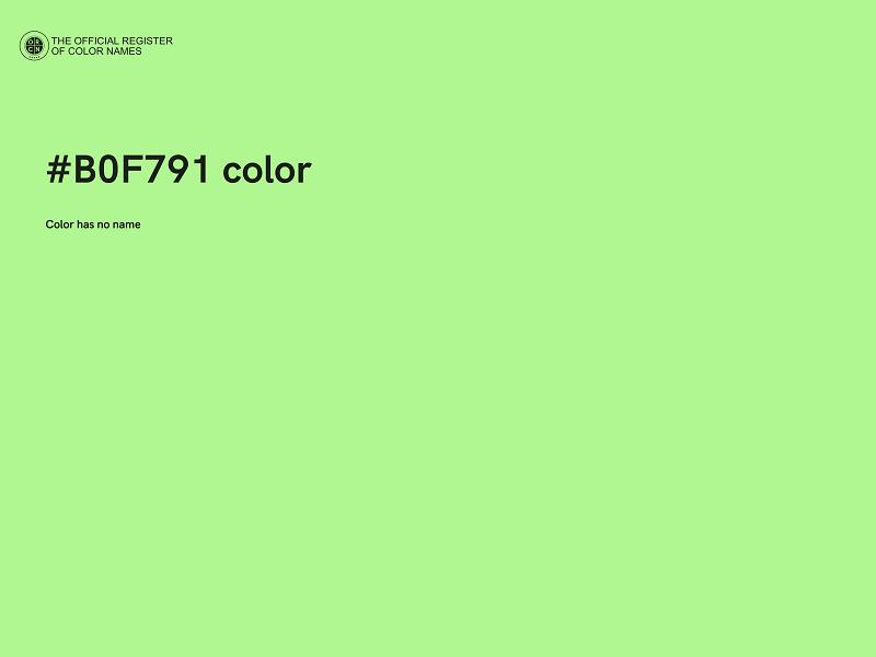 #B0F791 color image