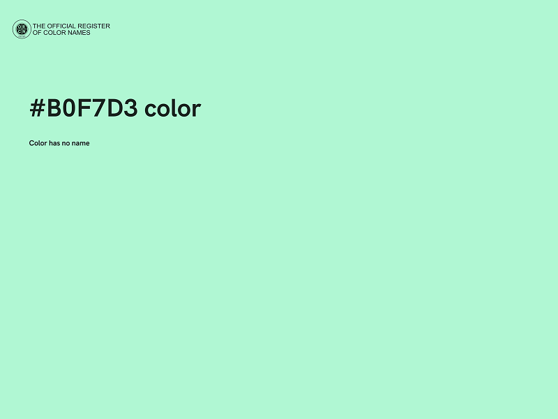 #B0F7D3 color image