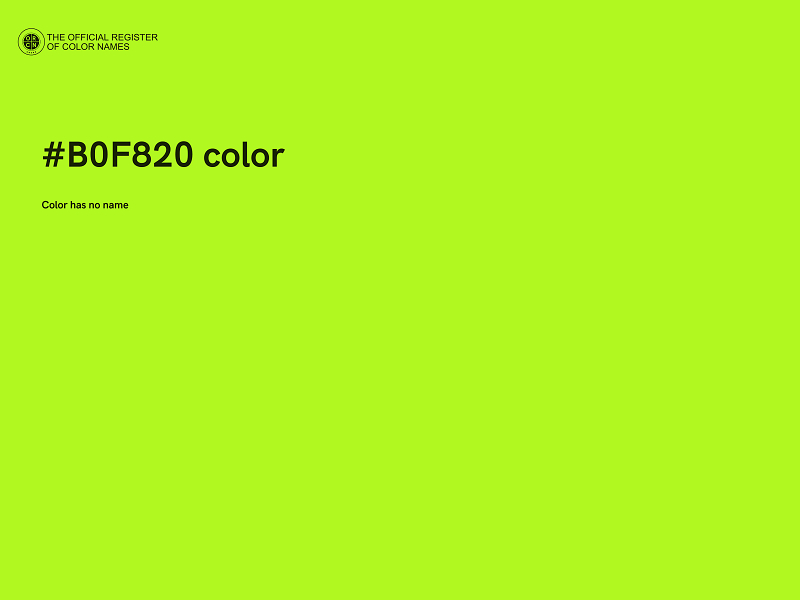 #B0F820 color image