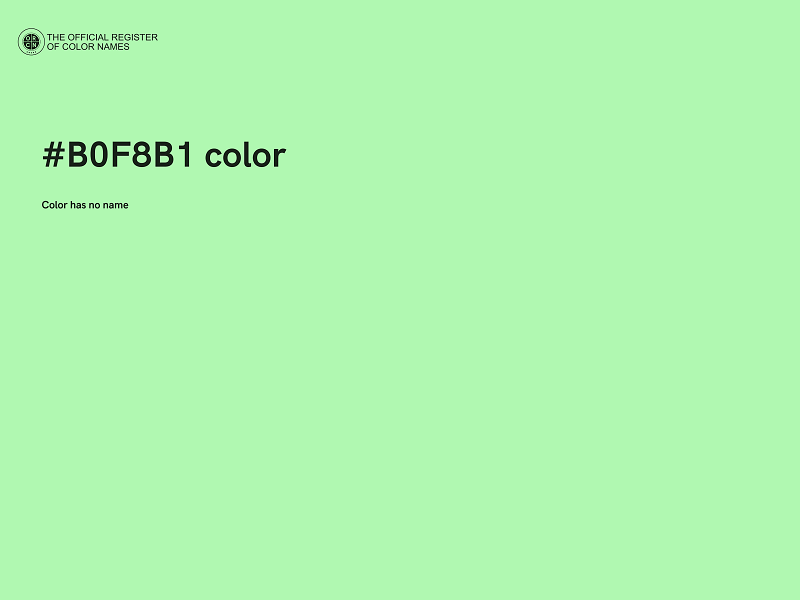 #B0F8B1 color image