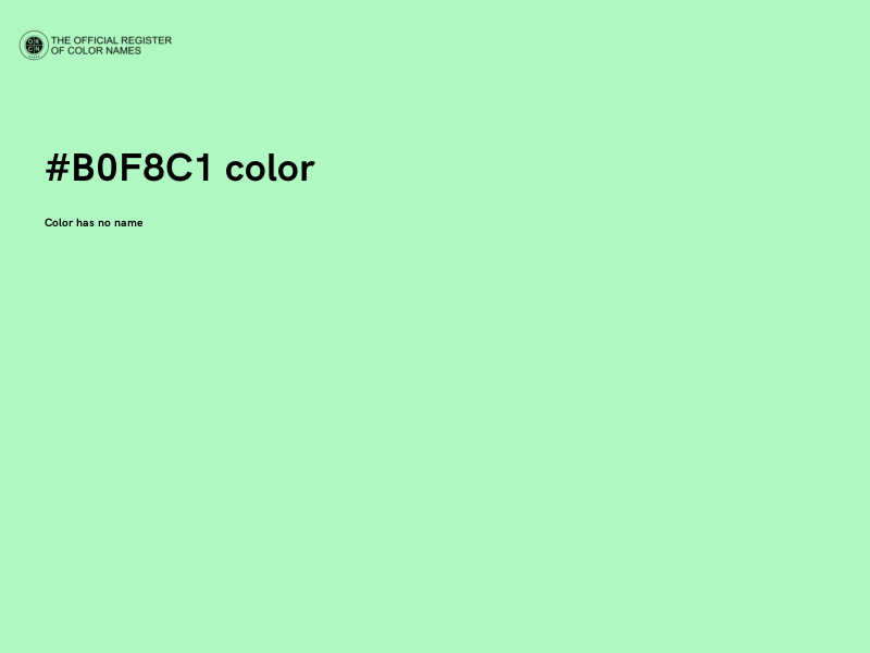 #B0F8C1 color image