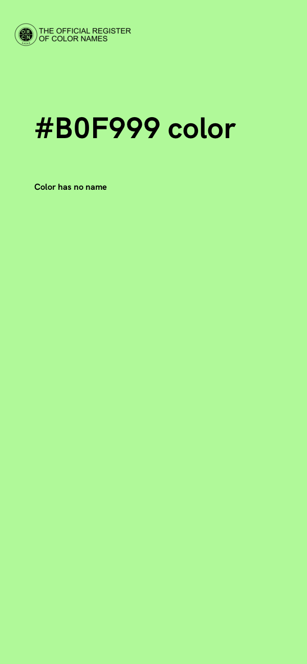 #B0F999 color image