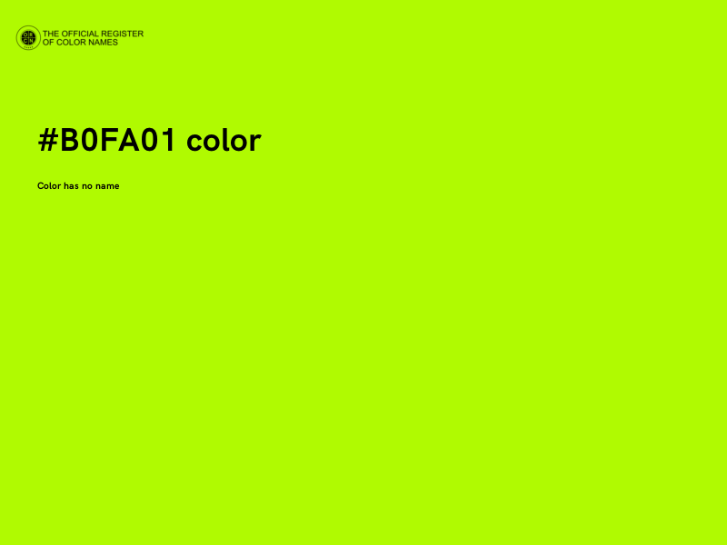 #B0FA01 color image