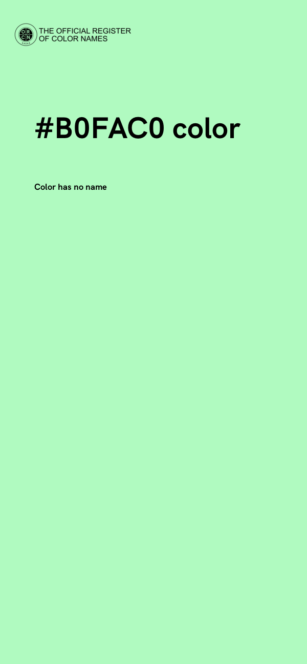 #B0FAC0 color image