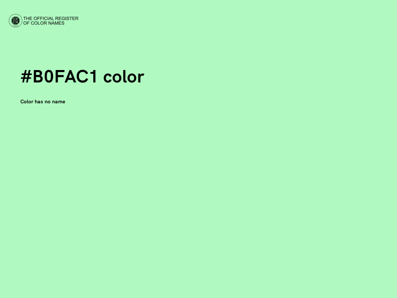 #B0FAC1 color image