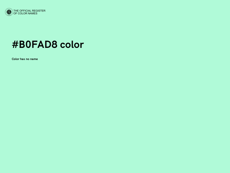 #B0FAD8 color image