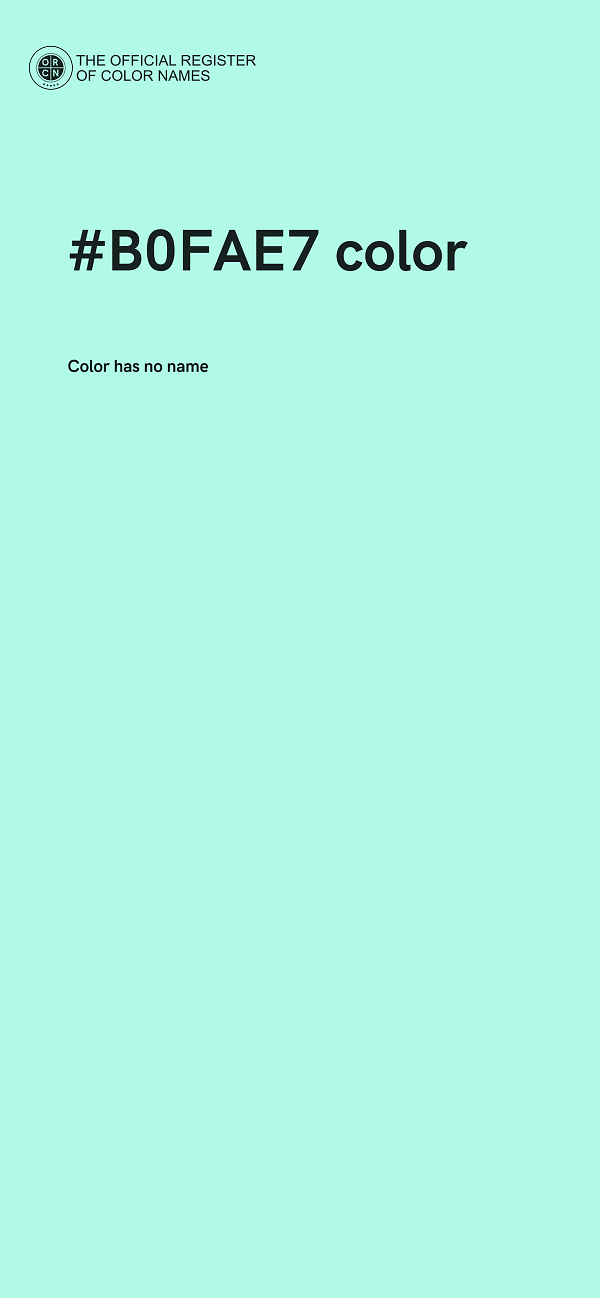 #B0FAE7 color image