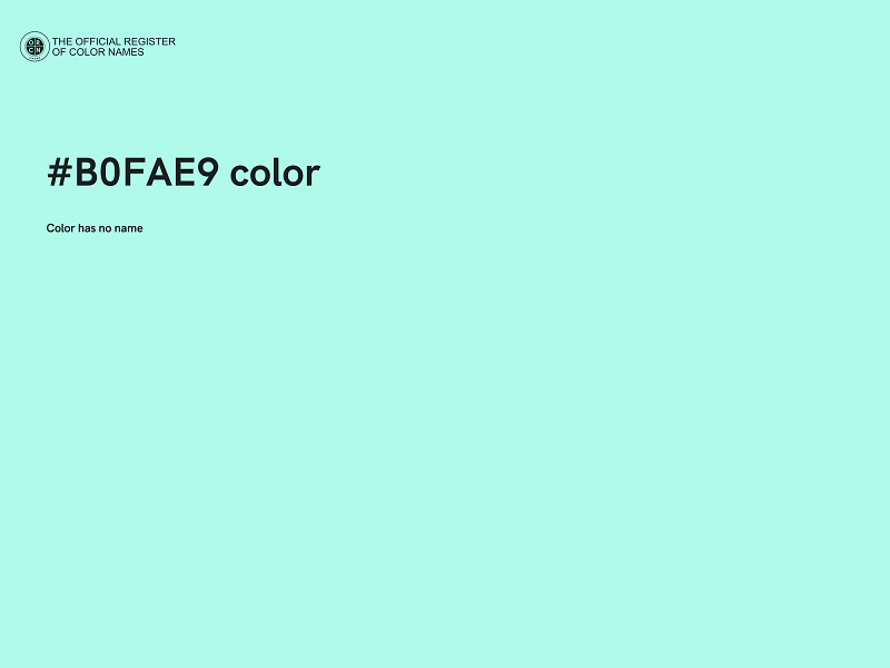 #B0FAE9 color image