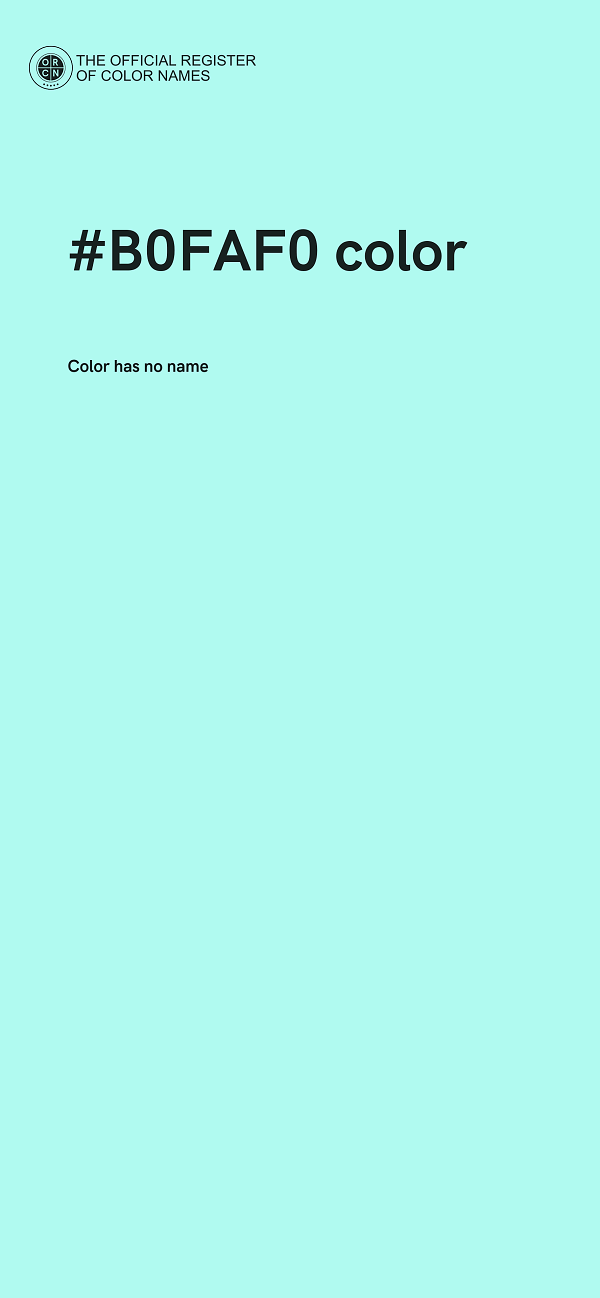 #B0FAF0 color image