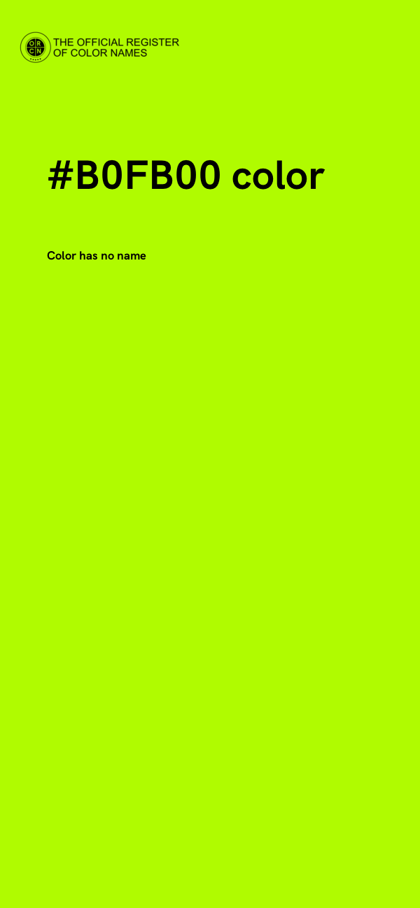 #B0FB00 color image
