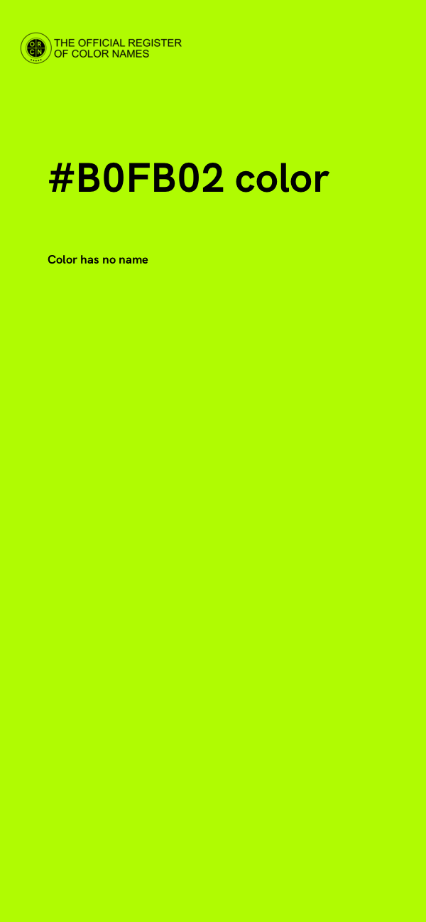 #B0FB02 color image