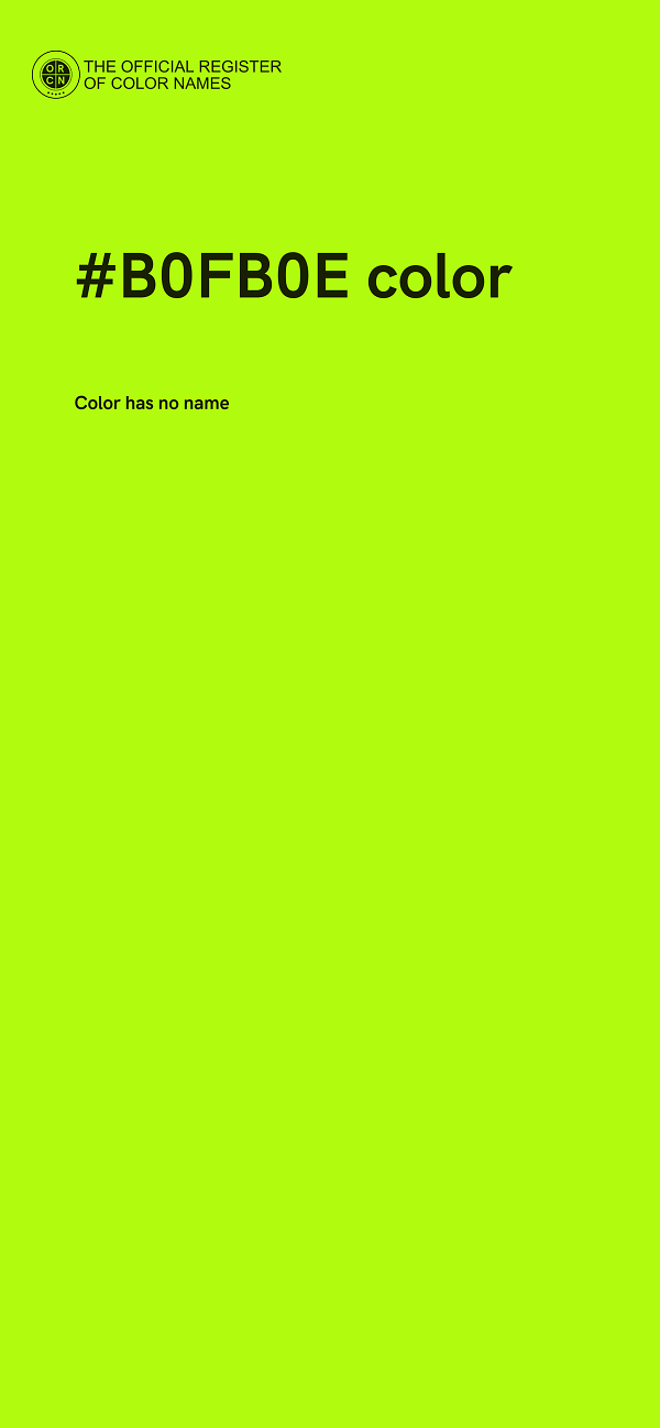 #B0FB0E color image