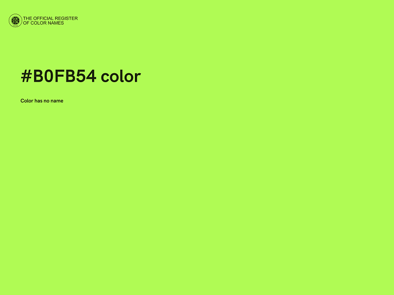 #B0FB54 color image