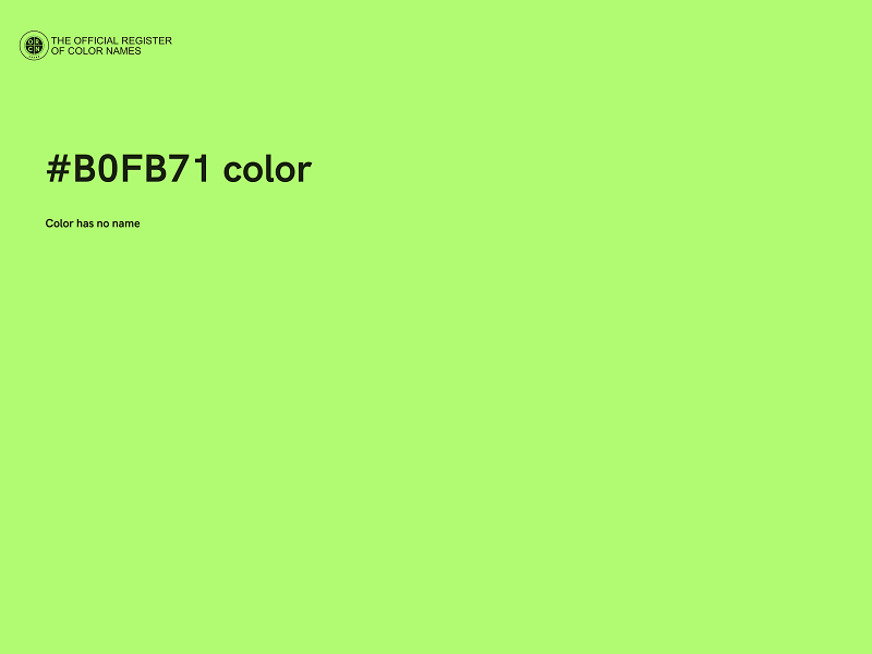 #B0FB71 color image