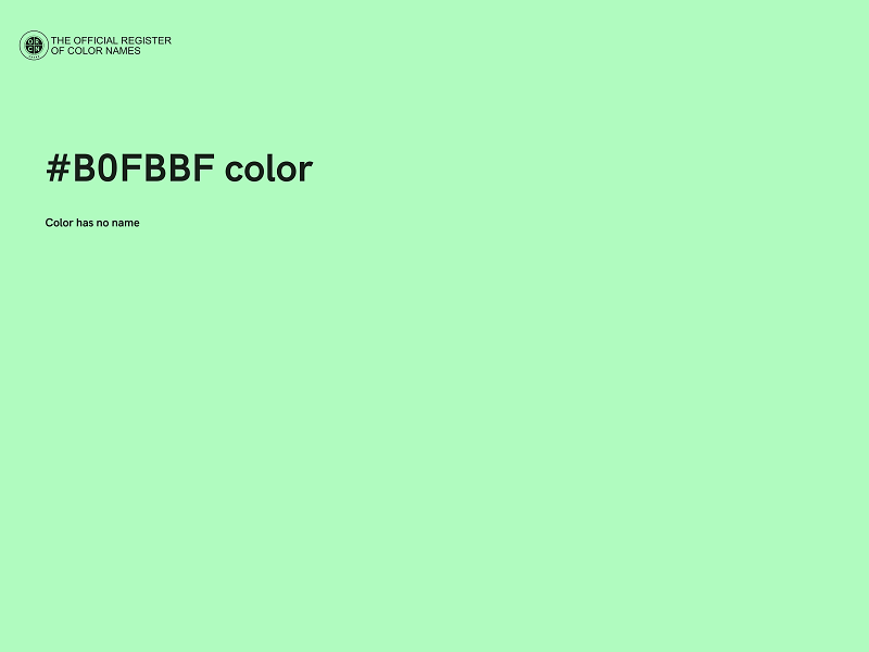 #B0FBBF color image