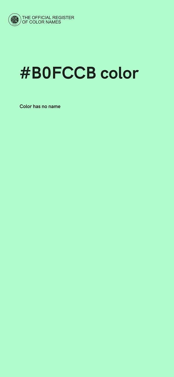 #B0FCCB color image
