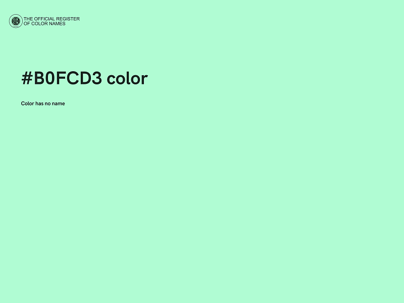 #B0FCD3 color image