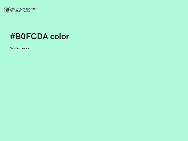 #B0FCDA color image