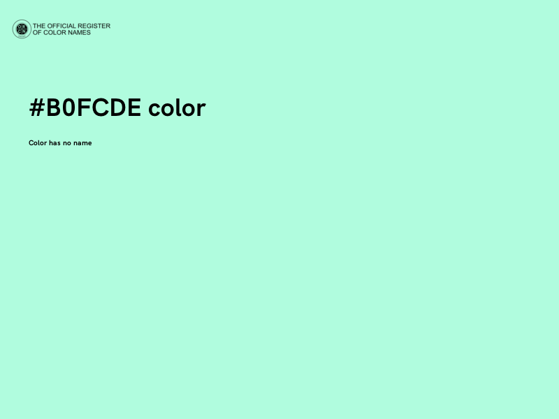 #B0FCDE color image