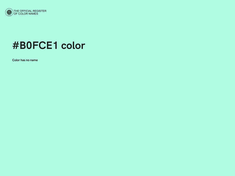 #B0FCE1 color image