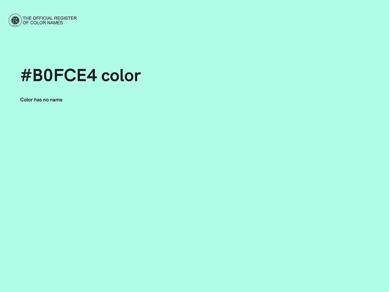 #B0FCE4 color image