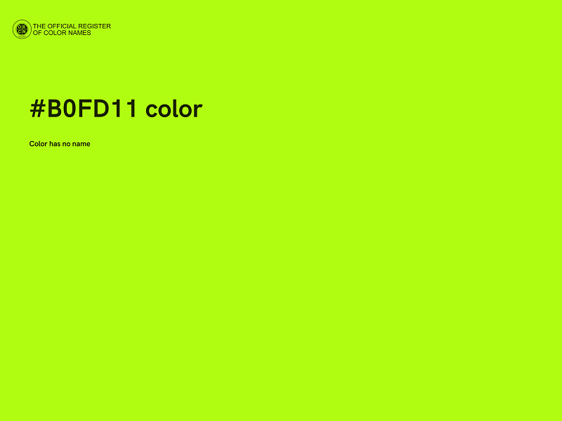 #B0FD11 color image