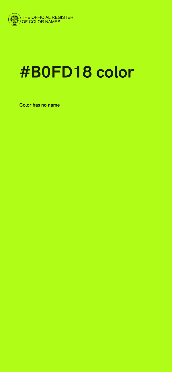 #B0FD18 color image