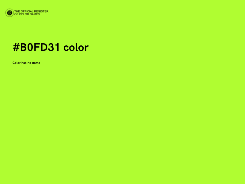 #B0FD31 color image