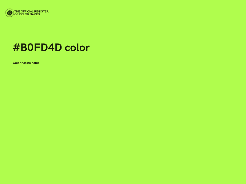 #B0FD4D color image