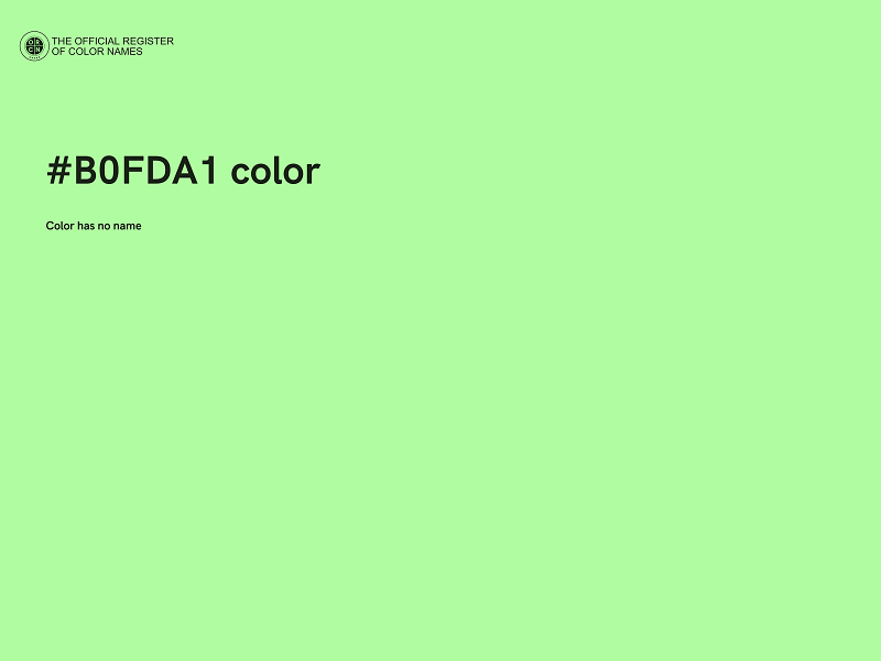 #B0FDA1 color image