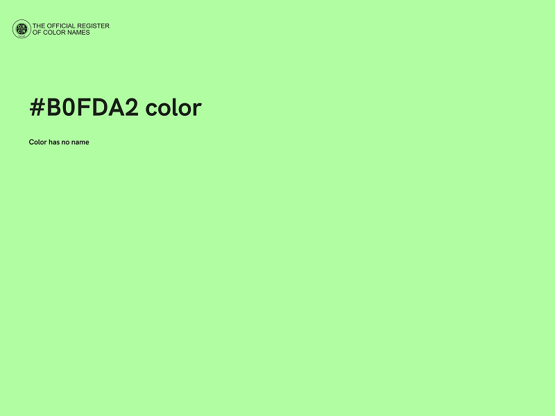 #B0FDA2 color image