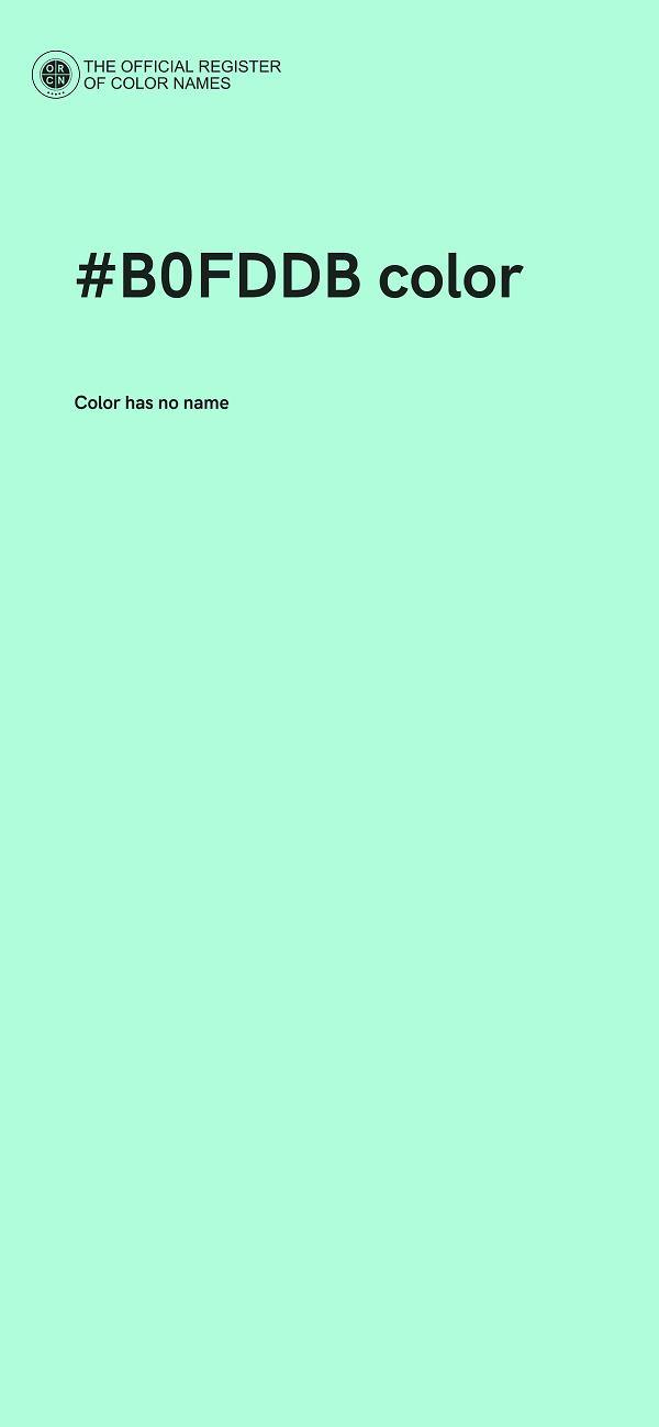 #B0FDDB color image