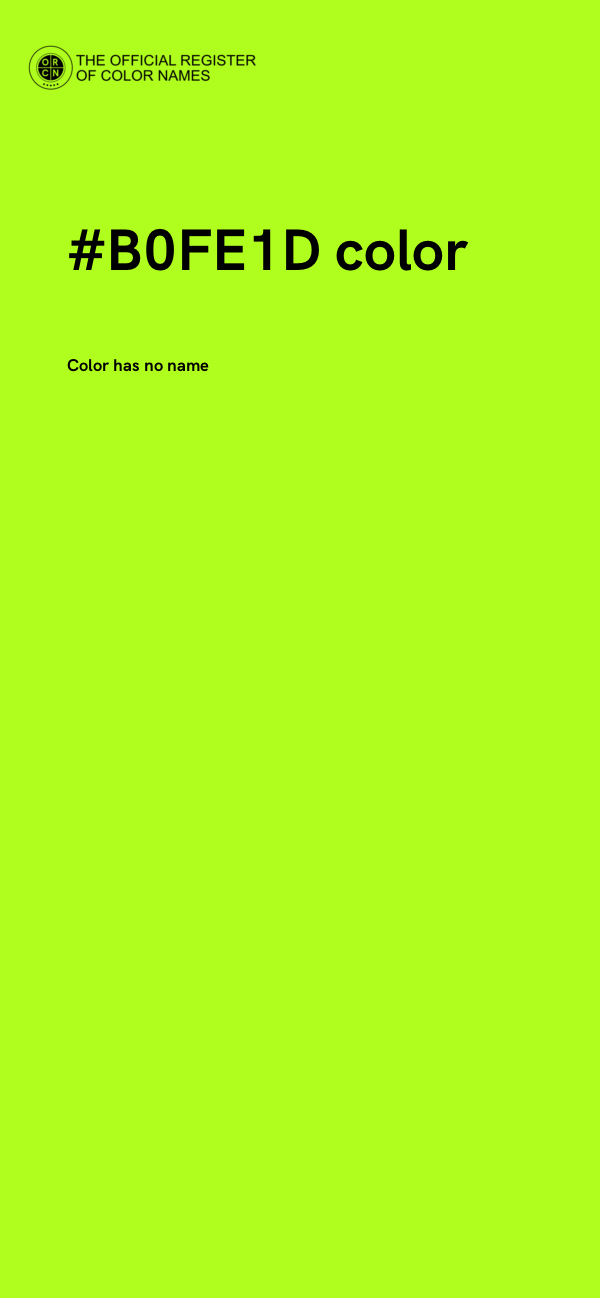 #B0FE1D color image