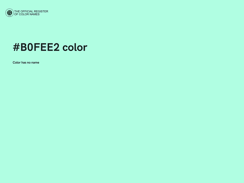 #B0FEE2 color image