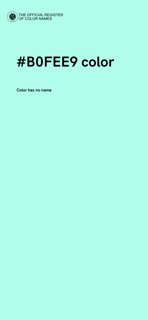 #B0FEE9 color image