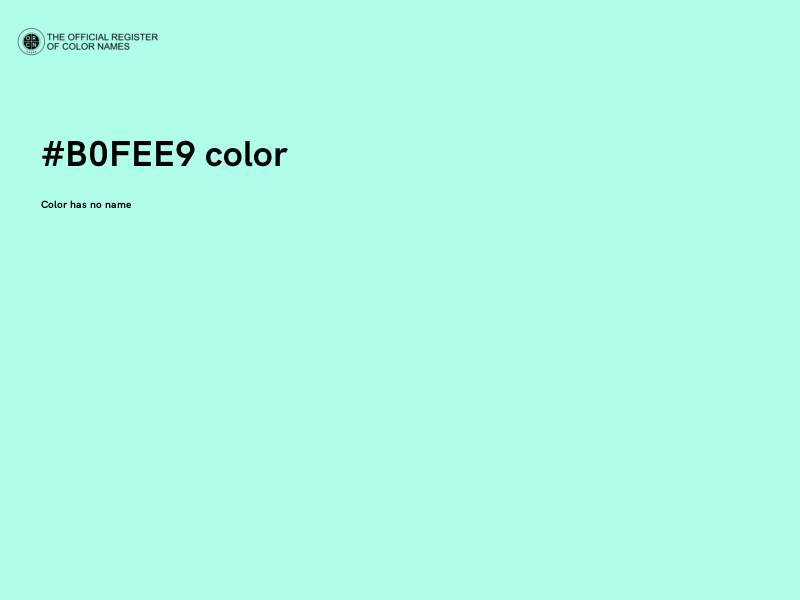#B0FEE9 color image