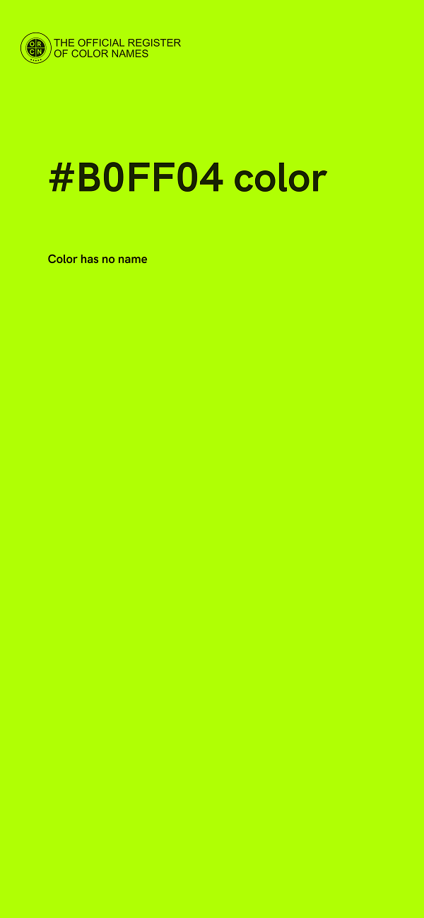 #B0FF04 color image