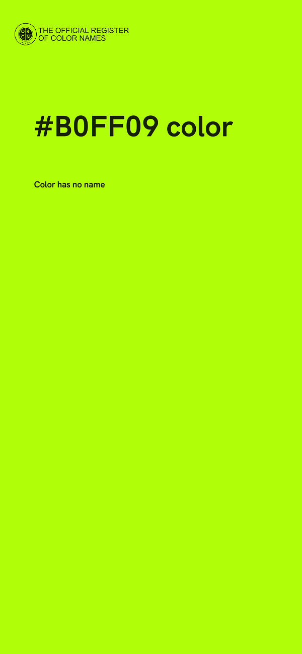 #B0FF09 color image