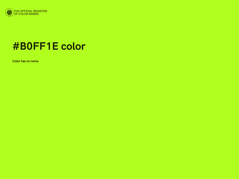 #B0FF1E color image