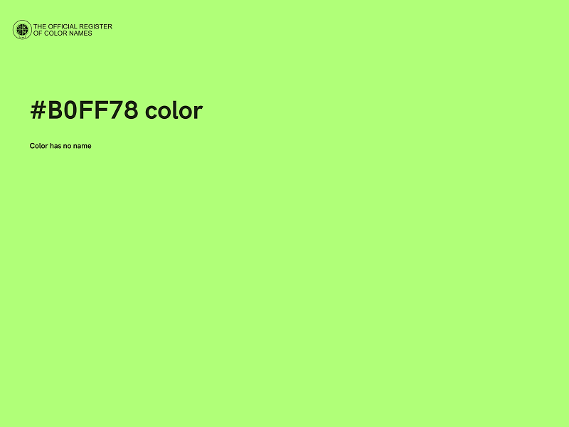 #B0FF78 color image