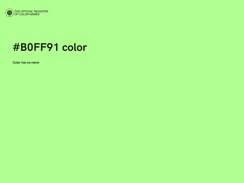 #B0FF91 color image