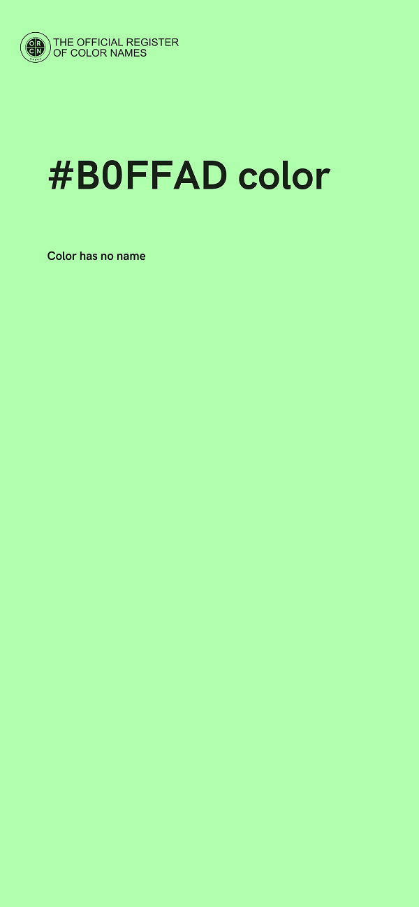 #B0FFAD color image